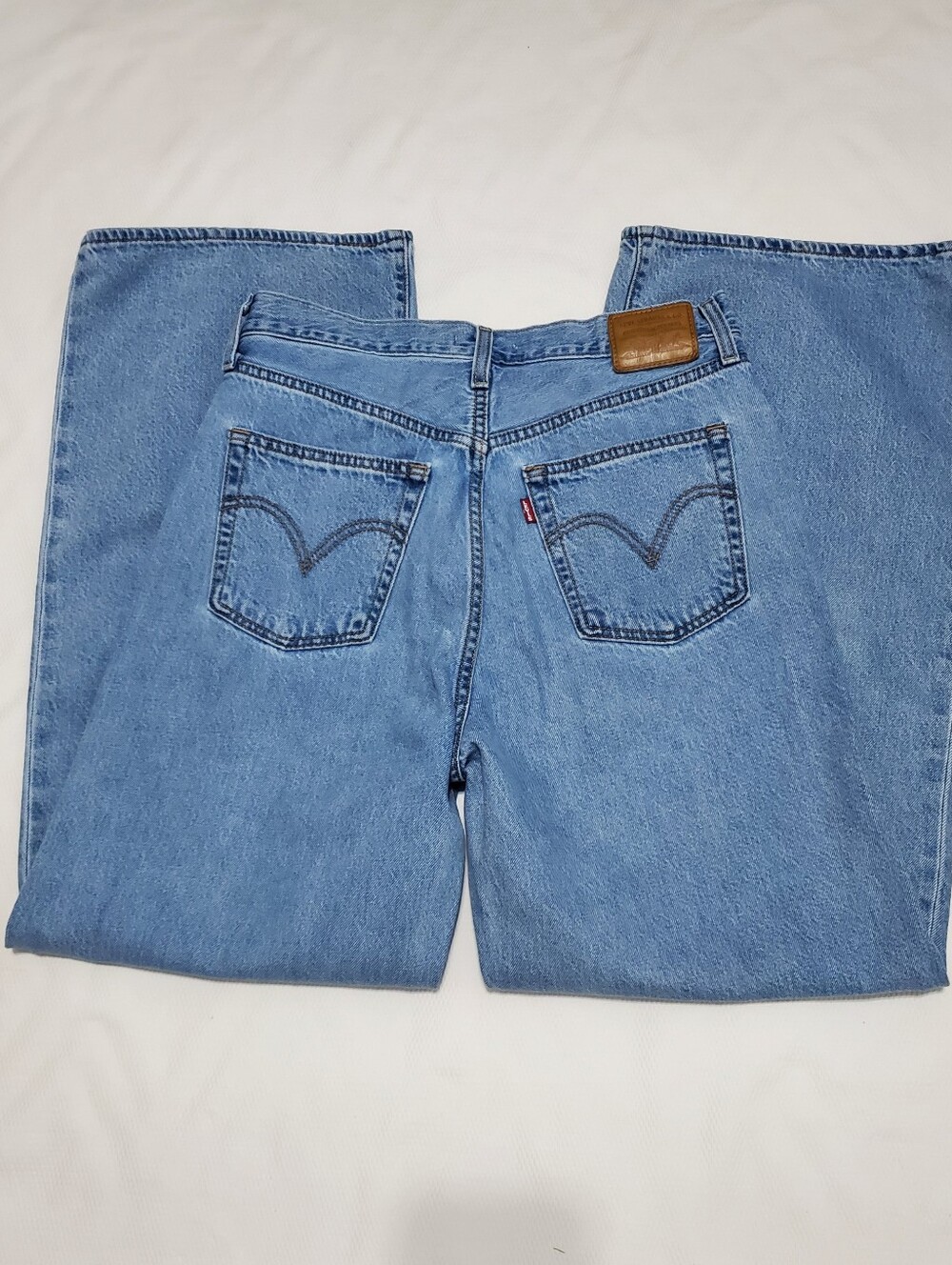 Levi's Premium Ribcage Wide Leg Jeans Free People 29 Waist - Picture 11 of 16